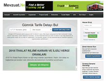Tablet Screenshot of mevzuat.net